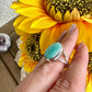 Stunning Amazonite Ring in Sterling Silver, Size 8.25 - Elegant Handcrafted Gemstone Jewelry, Perfect Gift for Special Occasions