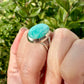 Stunning Amazonite Ring in Sterling Silver, Size 8.25 - Elegant Handcrafted Gemstone Jewelry, Perfect Gift for Special Occasions