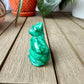 Beautiful Malachite Cat Carving - Natural Healing Crystal Sculpture for Home Decor, Collectors, and Gift Giving