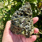 Rare Epidote Specimen from Namibia - Natural Healing Crystal for Collectors, Home Decor, and Energy Work