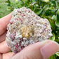 Rare Grossular Garnet with Vesuvianite Specimen from Sierra De Cruces, Coahuila, Mexico, Natural Crystal Collection, Unique Mineral Display