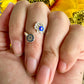 Elegant Adjustable Hamsa and Evil Eye Ring - Symbolic Jewelry for Protection, Fashion, and Gift Giving