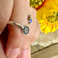 Elegant Adjustable Hamsa and Evil Eye Ring - Symbolic Jewelry for Protection, Fashion, and Gift Giving