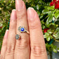 Elegant Adjustable Hamsa and Evil Eye Ring - Symbolic Jewelry for Protection, Fashion, and Gift Giving