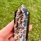 Druzy Agate Tower - Sparkling Natural Wonder for Energy Amplification and Emotional Balance, Perfect for Home or Office Decor