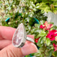 Clear Quartz Sterling Silver Ring – Size 8.25 – Elegant Gemstone Jewelry for Women