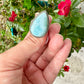 Elegant Larimar Sterling Silver Ring Size 8.25 - Natural Gemstone Ring for Healing, Fashion, and Gift Giving