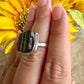 Black Tourmaline Sterling Silver Ring Size 7.5 - Elegant Handcrafted Gemstone Jewelry for Everyday Elegance and Protection