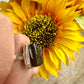 Black Tourmaline Sterling Silver Ring Size 7.5 - Elegant Handcrafted Gemstone Jewelry for Everyday Elegance and Protection