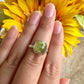 Green Kyanite Ring Size 7.25, Unique Gemstone Jewelry, Perfect Gift for Nature Lovers, Sterling Silver Elegant Accessory