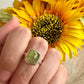 Green Kyanite Ring Size 7.25, Unique Gemstone Jewelry, Perfect Gift for Nature Lovers, Sterling Silver Elegant Accessory