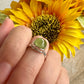 Green Kyanite Ring Size 7.25, Unique Gemstone Jewelry, Perfect Gift for Nature Lovers, Sterling Silver Elegant Accessory