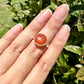 Elegant Sterling Silver Carnelian Ring Size 8.25 - Handcrafted Gemstone Jewelry for Women - Perfect for Special Occasions and Everyday Wear