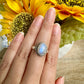 Sterling Silver Moonstone Ring Size 9.25, Captivating Handcrafted Gemstone Jewelry, Mystical Lunar Inspired Accessory, Unique Gift Idea