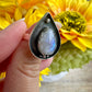 Sterling Silver Moonstone Ring Size 7.75, Captivating Handcrafted Gemstone Jewelry, Mystical Lunar Inspired Accessory, Unique Gift Idea