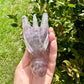 Fluorite Dragon Head – Unique Crystal Sculpture, Healing Stone, Home Decor, Feng Shui, Gift for Crystal Collectors