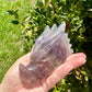 Fluorite Dragon Head – Unique Crystal Sculpture, Healing Stone, Home Decor, Feng Shui, Gift for Crystal Collectors