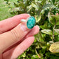 Elegant Emerald Sterling Silver Ring Size 6.5 - Natural Gemstone Ring for Healing, Fashion, and Gift Giving