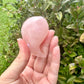 Rose Quartz Whale Carving, Elegant and Heartwarming Decor, Perfect for Home or Office, Unique Gift for Whale Lovers