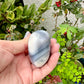 Orca Agate Heart - Dive into Emotional Healing and Oceanic Serenity, Perfect for Love and Calmness, Ideal for Meditation and Romantic Decor