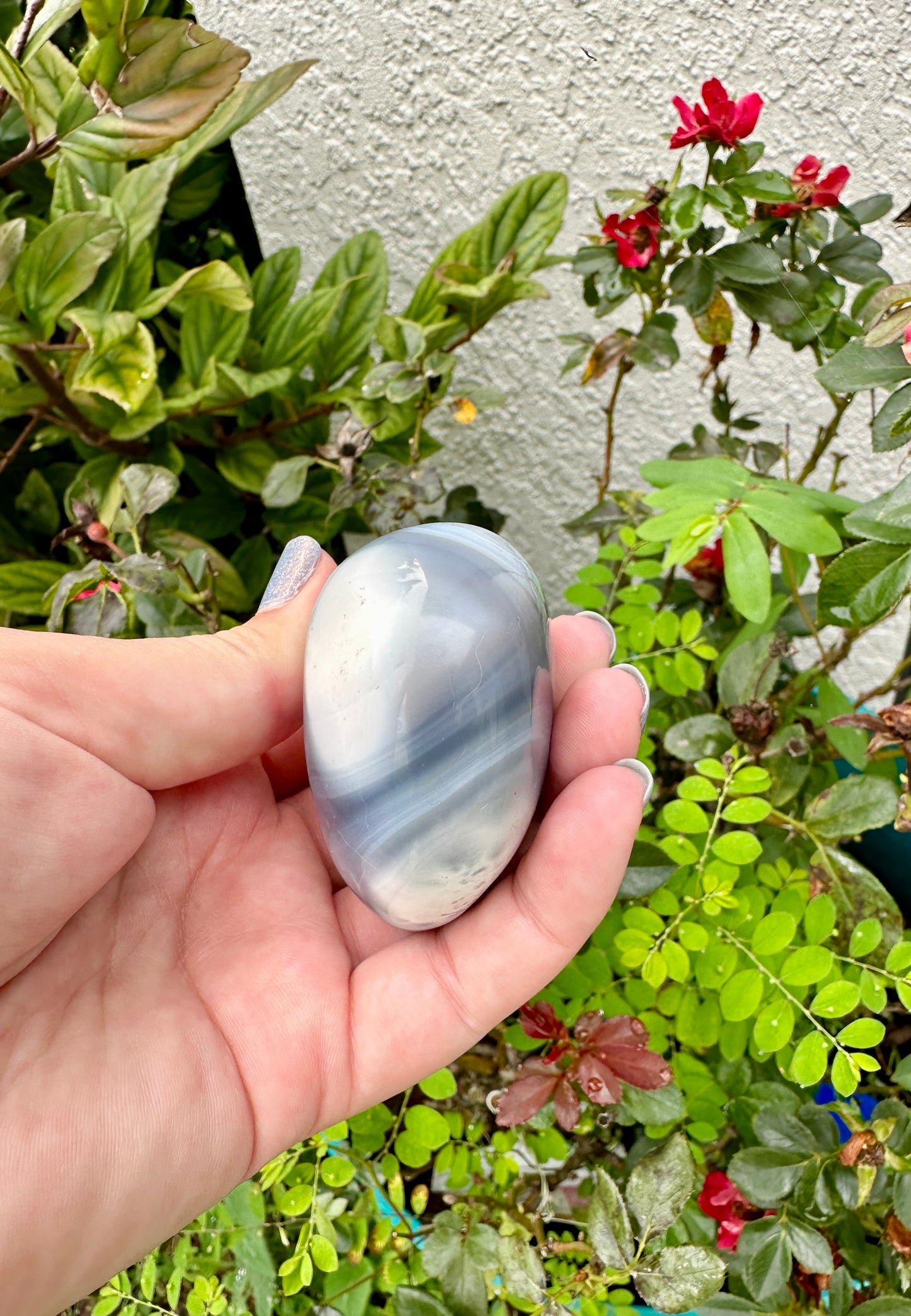 Orca Agate Heart - Dive into Emotional Healing and Oceanic Serenity, Perfect for Love and Calmness, Ideal for Meditation and Romantic Decor