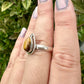 Tiger’s Eye Sterling Silver Ring, Bold and Stylish Design, Perfect for Men and Women, Size 10 Ring