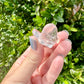 Clear Quartz Butterfly Carving, Elegant and Uplifting Decor, Perfect for Home or Office, Unique Gift for Butterfly Lovers