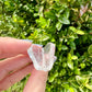 Clear Quartz Butterfly Carving, Elegant and Uplifting Decor, Perfect for Home or Office, Unique Gift for Butterfly Lovers