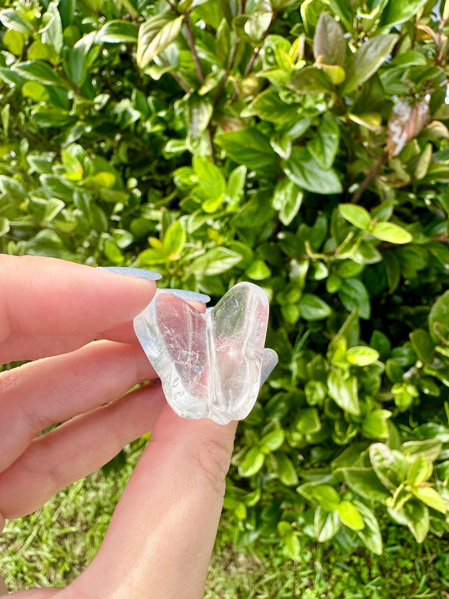 Clear Quartz Butterfly Carving, Elegant and Uplifting Decor, Perfect for Home or Office, Unique Gift for Butterfly Lovers