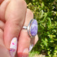 Morado Opal - Sterling Silver Size 7 Ring