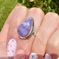 Morado Opal - Sterling Silver Size 7 Ring