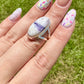 Morado Opal - Sterling Silver Size 7 Ring