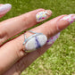 Morado Opal - Sterling Silver Size 7 Ring