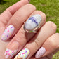Morado Opal - Sterling Silver Size 7 Ring
