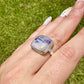 Morado Opal - Sterling Silver Size 11 Ring