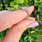 Quartz - Sterling Silver Quartz Ring - Size 5 Ring