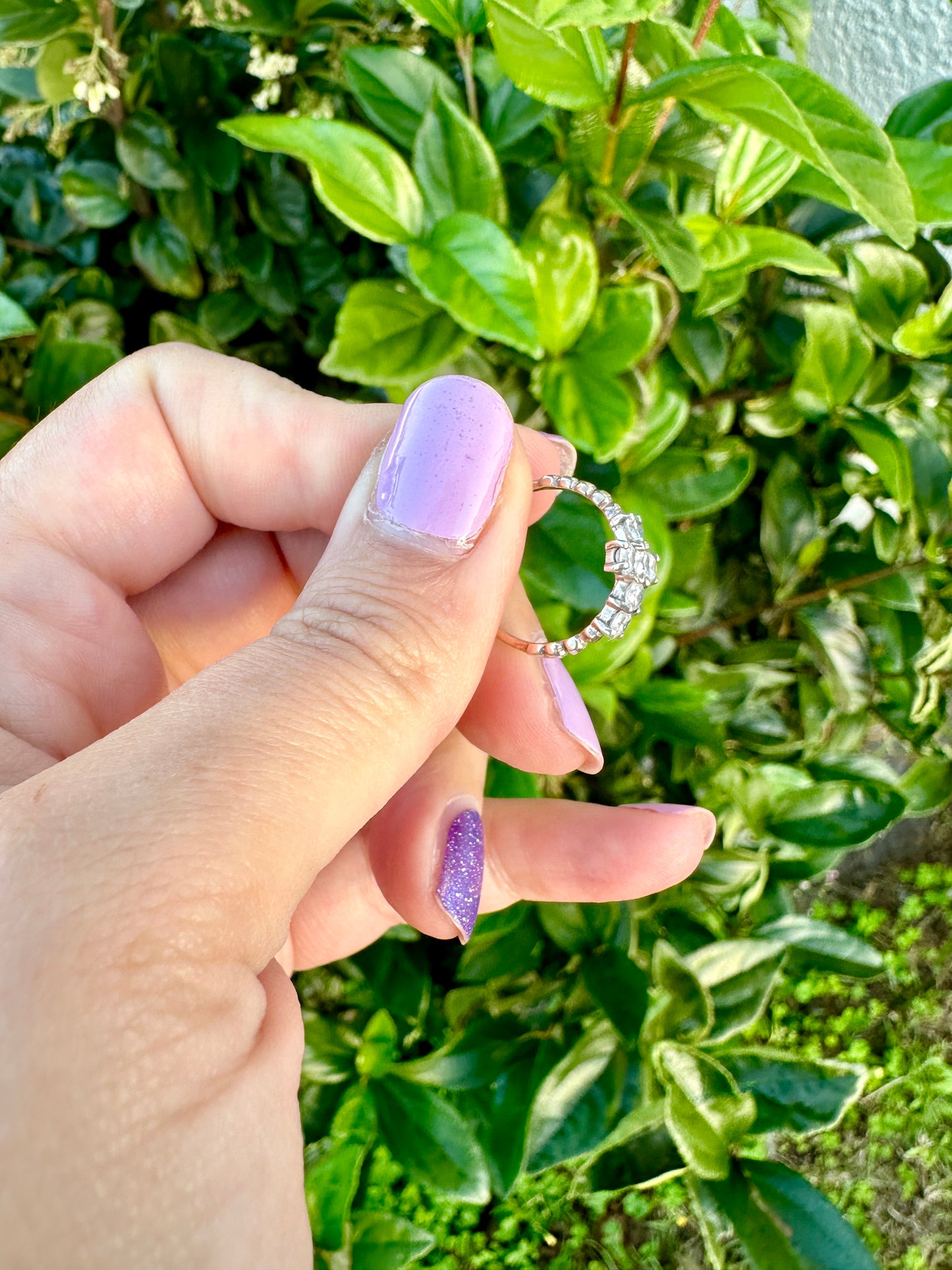 Quartz - Sterling Silver Quartz Ring - Size 5 Ring