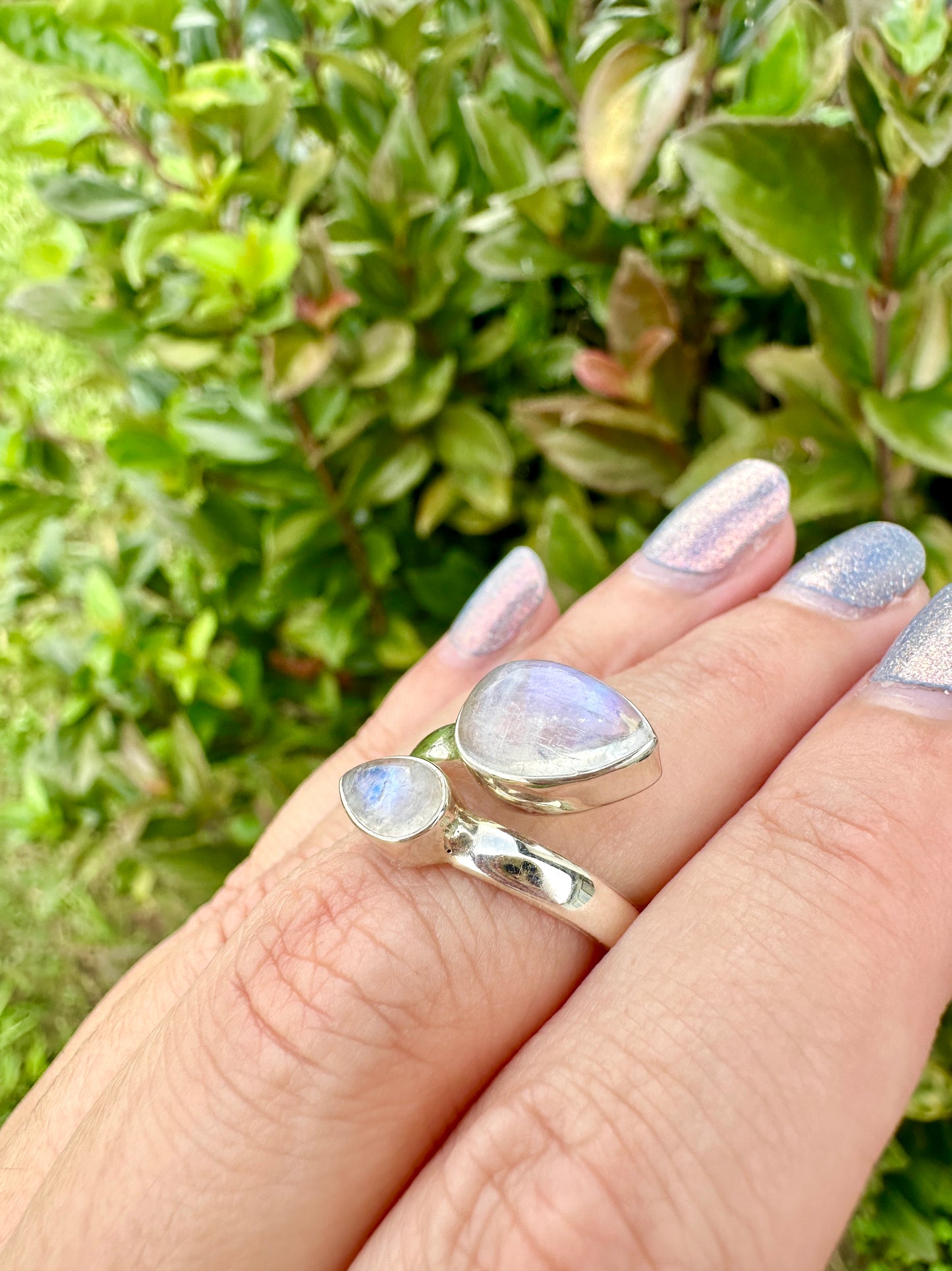 Sterling Silver Moonstone Ring Size 7, Captivating Gemstone Jewelry, Mystical Lunar Inspired Accessory, Unique Gift Idea