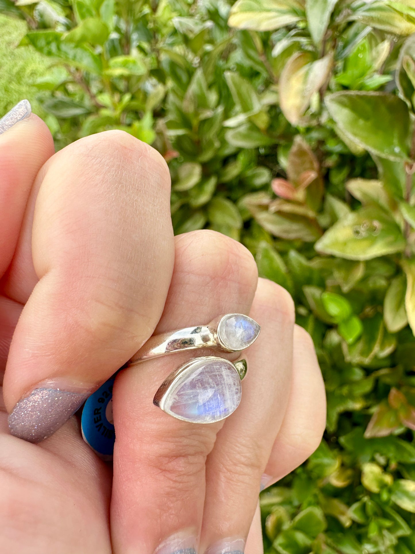 Sterling Silver Moonstone Ring Size 7, Captivating Gemstone Jewelry, Mystical Lunar Inspired Accessory, Unique Gift Idea