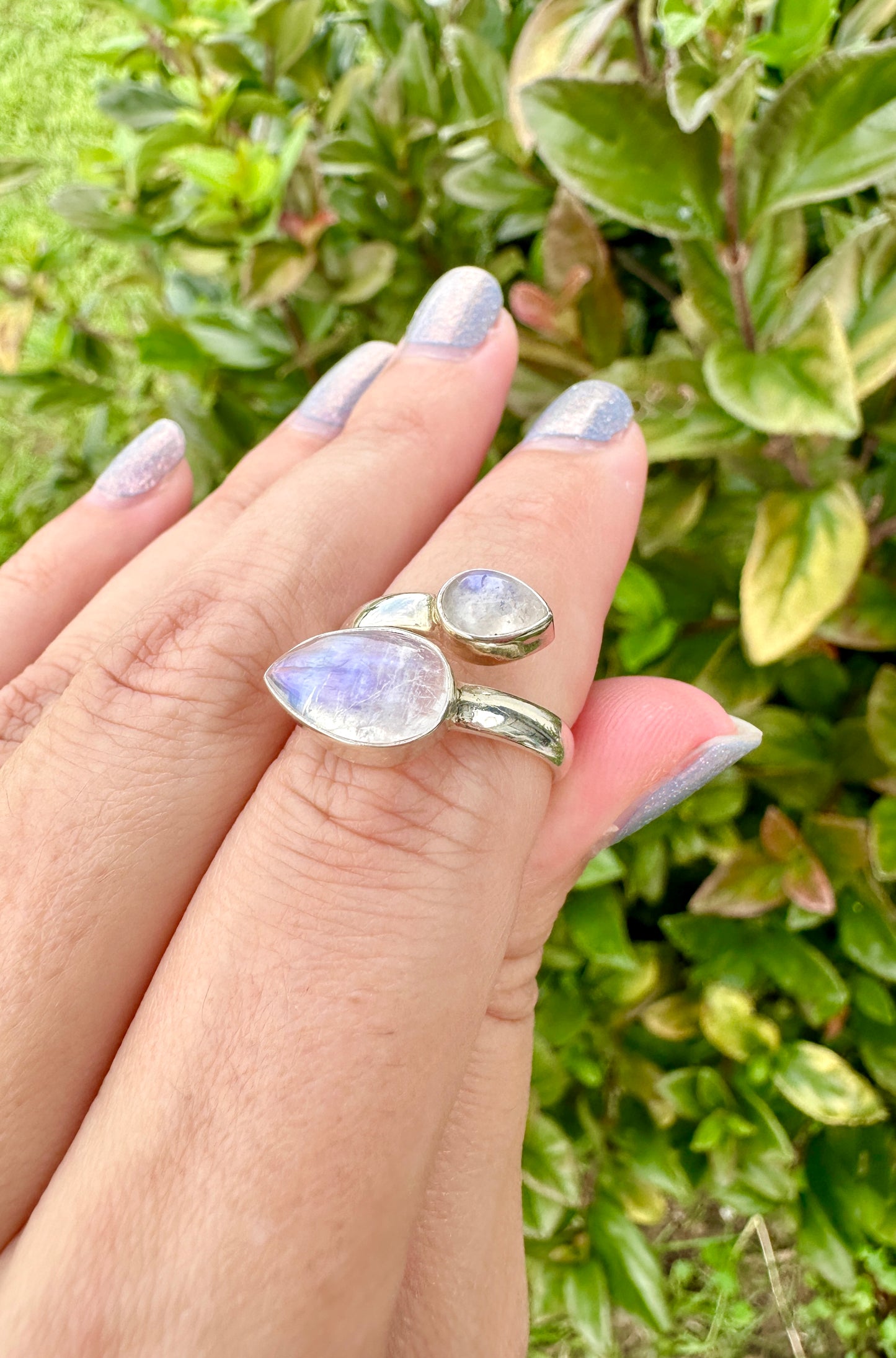 Sterling Silver Moonstone Ring Size 7, Captivating Gemstone Jewelry, Mystical Lunar Inspired Accessory, Unique Gift Idea