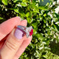 Ruby - Sterling Silver Ruby Ring - Size 6 Ring