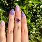 Ruby - Sterling Silver Ruby Ring - Size 6 Ring