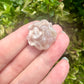 Flower Agate Flower Carving - Natural Gemstone Decor - Unique Healing Stone Sculpture - Boho Style Home Accent