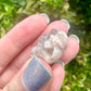 Flower Agate Flower Carving - Natural Gemstone Decor - Unique Healing Stone Sculpture - Boho Style Home Accent