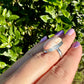 Scolecite - Sterling Silver Scolecite Ring - Size 6 Ring