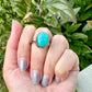 Stunning Amazonite Ring in Sterling Silver, Size 11 - Elegant Gemstone Jewelry, Perfect Gift for Special Occasions