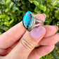 Exquisite Shattuckite Ring Size 6 - A Vibrant Statement of Intuition and Communication, Set in Elegant Design