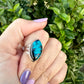 Exquisite Shattuckite Ring Size 6 - A Vibrant Statement of Intuition and Communication, Set in Elegant Design