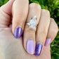 Delicate Kunzite Ring Size 6 - A Touch of Soft Pink Elegance for Love and Healing, Set in a Graceful Design