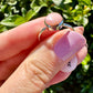 Pink Opal Ring Size 6, Delicate Handcrafted Gemstone Jewelry, Perfect Gift for Her, Sterling Silver Feminine Accessory, Unique Love Symbol